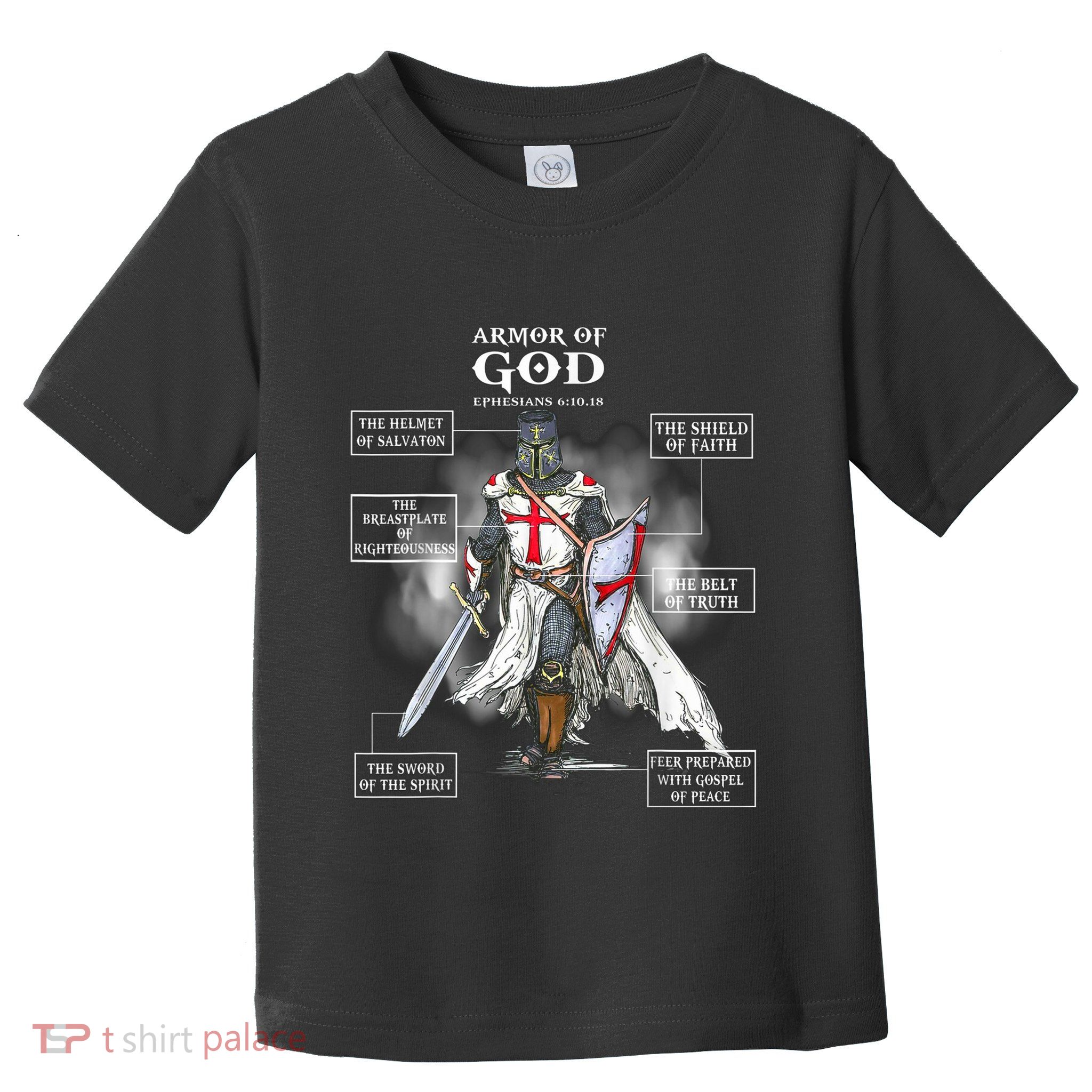 Armor Of God Christian Bible Verse Religious Toddler T-Shirt