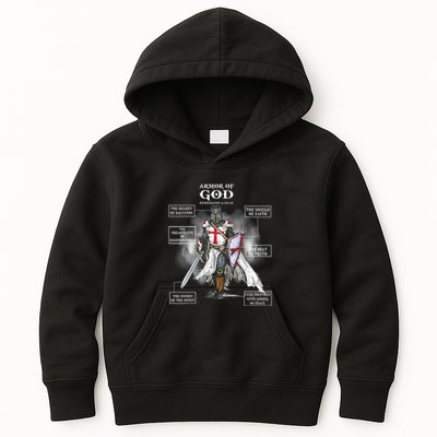 Armor Of God Christian Bible Verse Religious Kids Hoodie