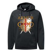 Armor Of God Ephesians Bible Verse Religious Christian Performance Fleece Hoodie