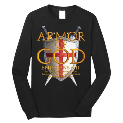 Armor Of God Ephesians Bible Verse Religious Christian Long Sleeve Shirt