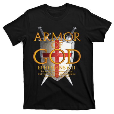 Armor Of God Ephesians Bible Verse Religious Christian T-Shirt