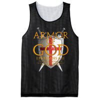 Armor Of God Ephesians Bible Verse Religious Christian Mesh Reversible Basketball Jersey Tank