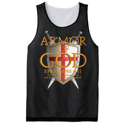 Armor Of God Ephesians Bible Verse Religious Christian Mesh Reversible Basketball Jersey Tank