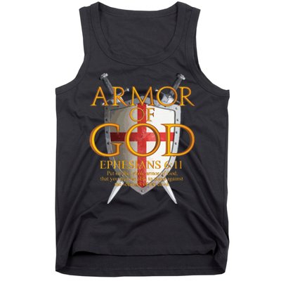 Armor Of God Ephesians Bible Verse Religious Christian Tank Top