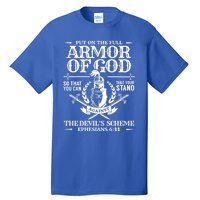 Armor Of God Christian Bible Verse Religious Cool Gift Tall T-Shirt