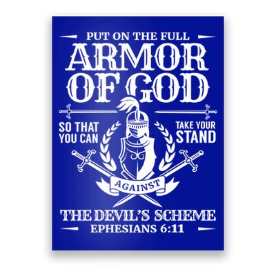 Armor Of God Christian Bible Verse Religious Cool Gift Poster
