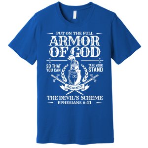 Armor Of God Christian Bible Verse Religious Cool Gift Premium T-Shirt