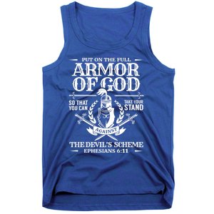 Armor Of God Christian Bible Verse Religious Cool Gift Tank Top