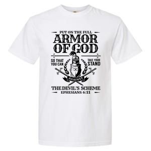 Armor Of God Christian Bible Verse Religious Cool Gift Garment-Dyed Heavyweight T-Shirt