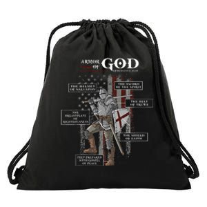 Armor Of God Ephesians 6 10 18 Bible Verse Drawstring Bag