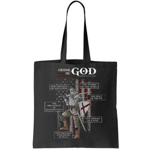 Armor Of God Ephesians 6 10 18 Bible Verse Tote Bag