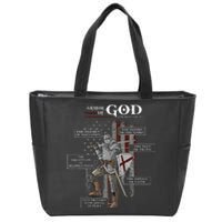 Armor Of God Ephesians 6 10 18 Bible Verse Zip Tote Bag