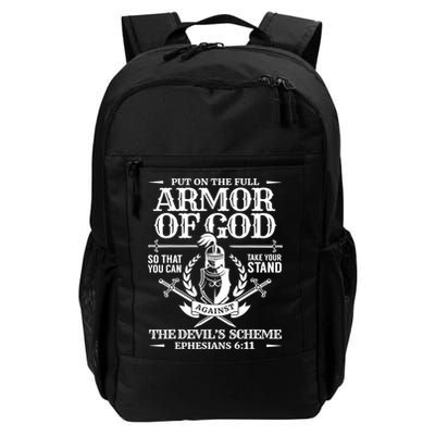 Armor Of God Christian Bible Verse Religious Backpack