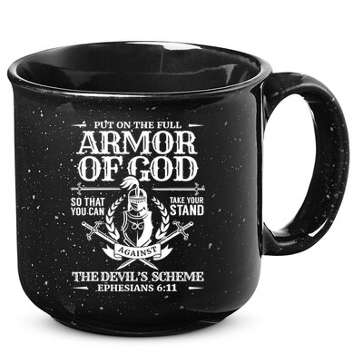Armor Of God Christian Bible Verse Religious 15oz Campfire Ceramic Mug