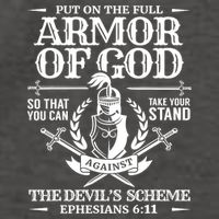 Armor Of God Christian Bible Verse Religious Vector Backpack