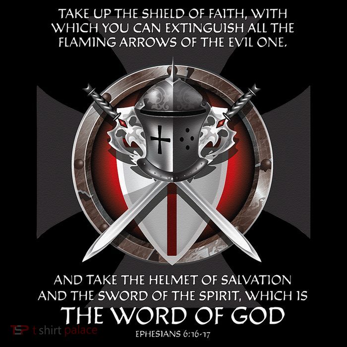 Armor Of God Men Women Kids Christian Bible Verse T-Shirt