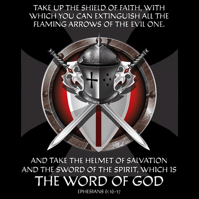 Armor Of God Men Women Kids Christian Bible Verse Tall T-Shirt