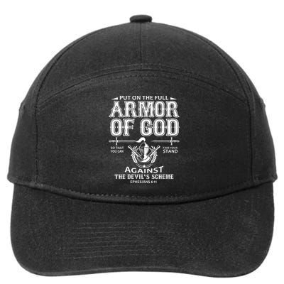 Armor Of God Christianity 7-Panel Snapback Hat