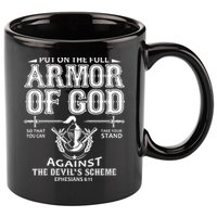 Armor Of God Christianity 11oz C Handle Ceramic Mug