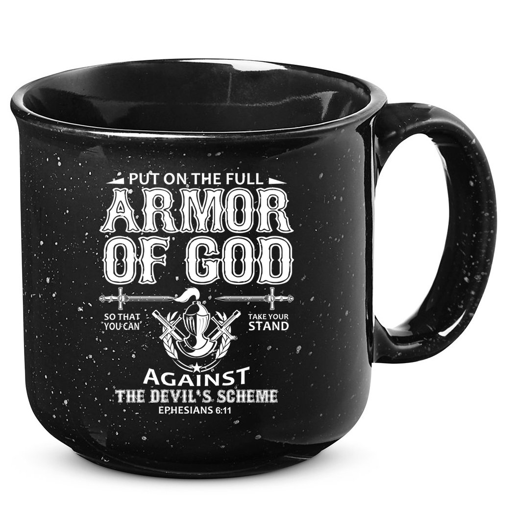 Armor Of God Christianity 15oz Campfire Ceramic Mug