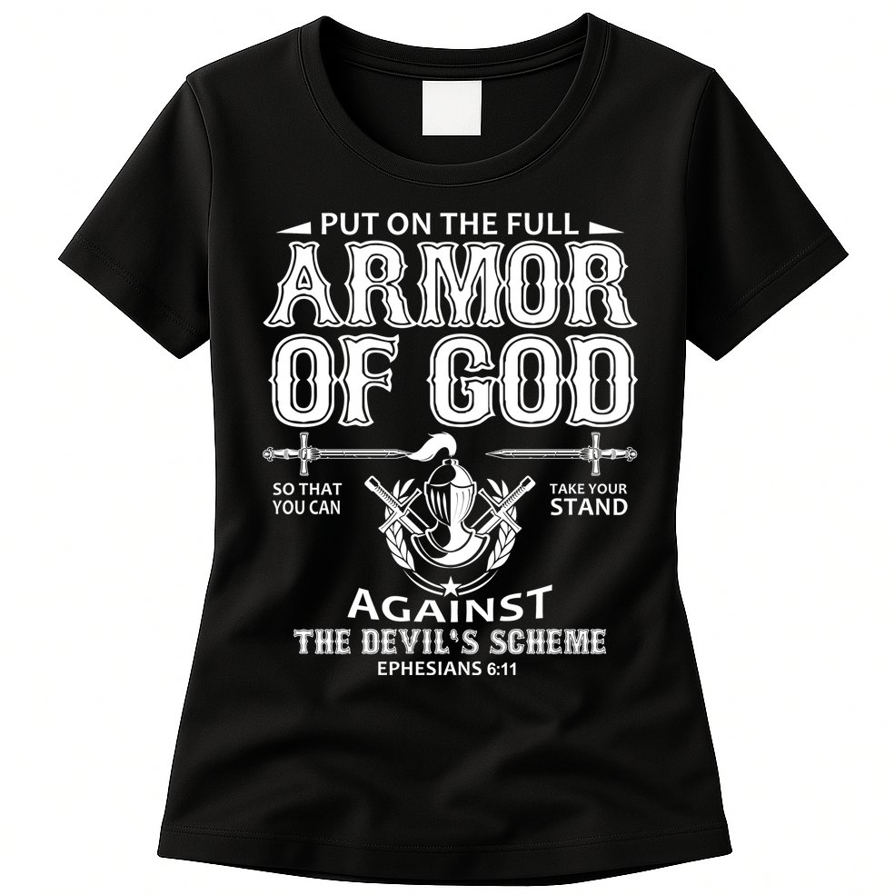 Armor Of God Christianity Womens T-Shirt