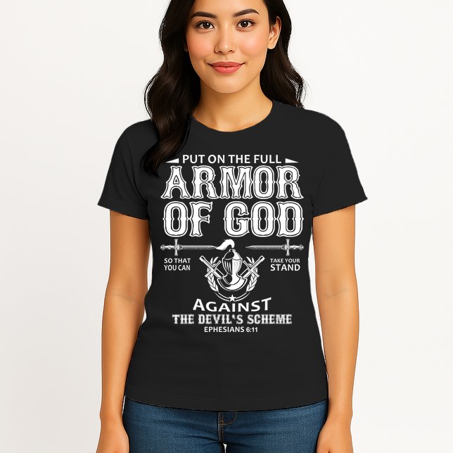 Armor Of God Christianity Womens T-Shirt