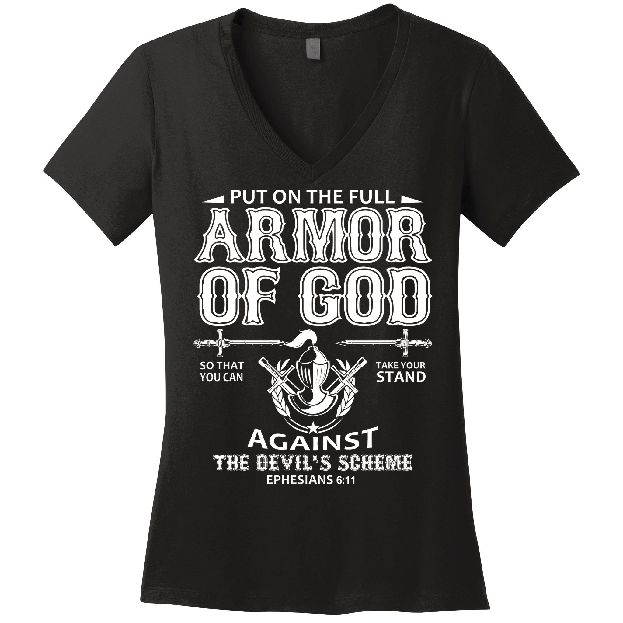 Armor Of God Christianity Women's V-Neck T-Shirt