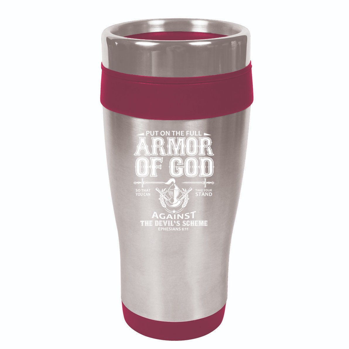 Armor Of God Christianity 16oz Travel Tumbler