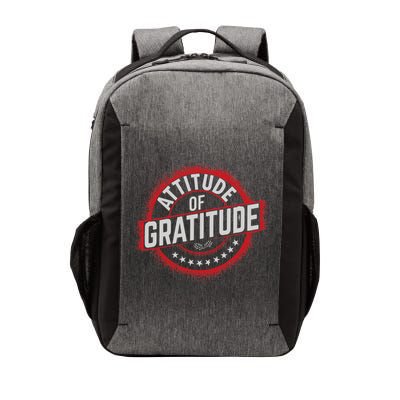 Attitude Of Gratitude Vector Backpack