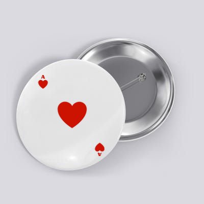 Ace Of Hearts Halloween Team Costume Funny Poker Cards Funny Halloween Group Par Button