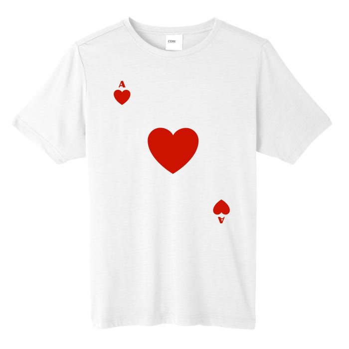 Ace Of Hearts Halloween Team Costume Funny Poker Cards Funny Halloween Group Par Tall Fusion ChromaSoft Performance T-Shirt