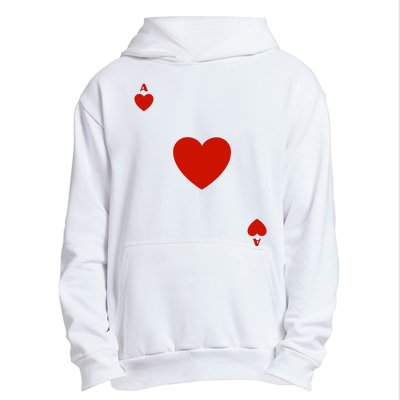 Ace Of Hearts Halloween Team Costume Funny Poker Cards Funny Halloween Group Par Urban Pullover Hoodie