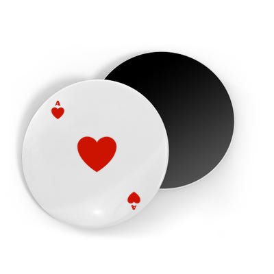 Ace Of Hearts Halloween Team Costume Funny Poker Cards Funny Halloween Group Par Magnet