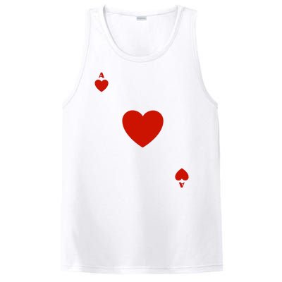 Ace Of Hearts Halloween Team Costume Funny Poker Cards Funny Halloween Group Par PosiCharge Competitor Tank