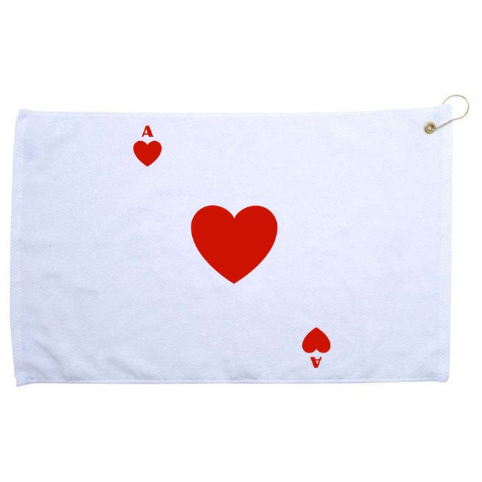 Ace Of Hearts Halloween Team Costume Funny Poker Cards Funny Halloween Group Par Grommeted Golf Towel