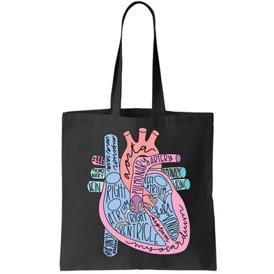 Anatomical Of Heart Cardiac Nurse Practioner Sonographer Bag