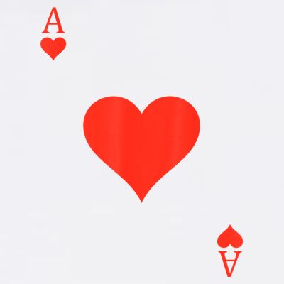 Ace Of Hearts Costume Deck Of Cards Playing Card Halloween T-Shirt
