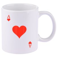 Ace Of Hearts Costume Deck Of Cards Playing Card Halloween 11oz C Handle Ceramic Mug