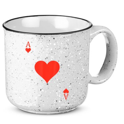 Ace Of Hearts Costume Deck Of Cards Playing Card Halloween 15oz Campfire Ceramic Mug