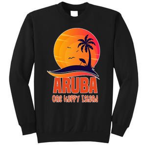 Aruba One Happy Island Beautiful Sunset Beach Sweatshirt