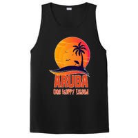 Aruba One Happy Island Beautiful Sunset Beach PosiCharge Competitor Tank