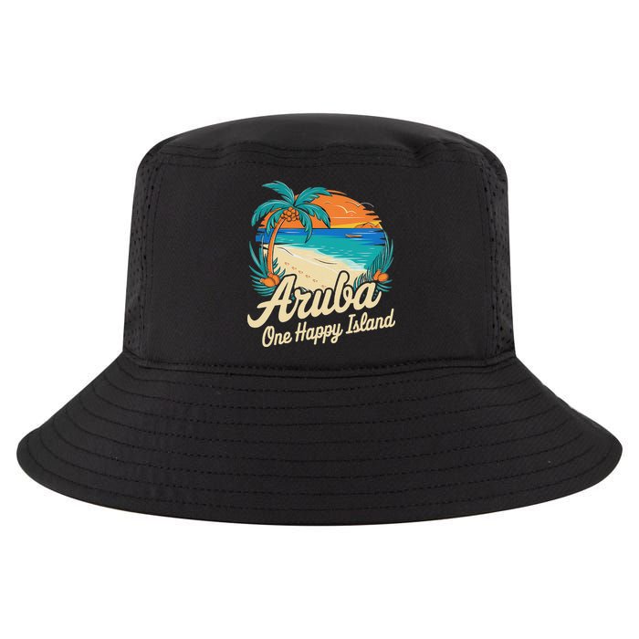 Aruba One Happy Island Souvenir Cool Comfort Performance Bucket Hat