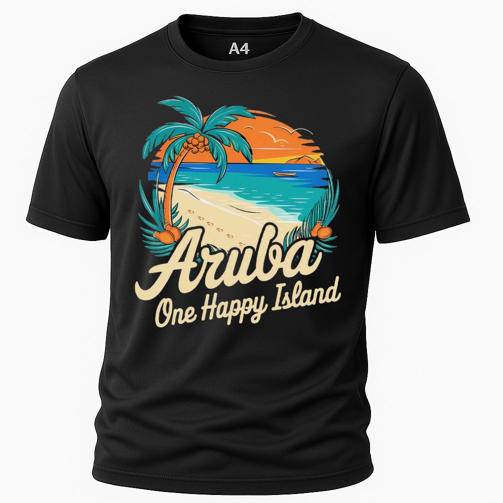 Aruba One Happy Island Souvenir Performance Shirt
