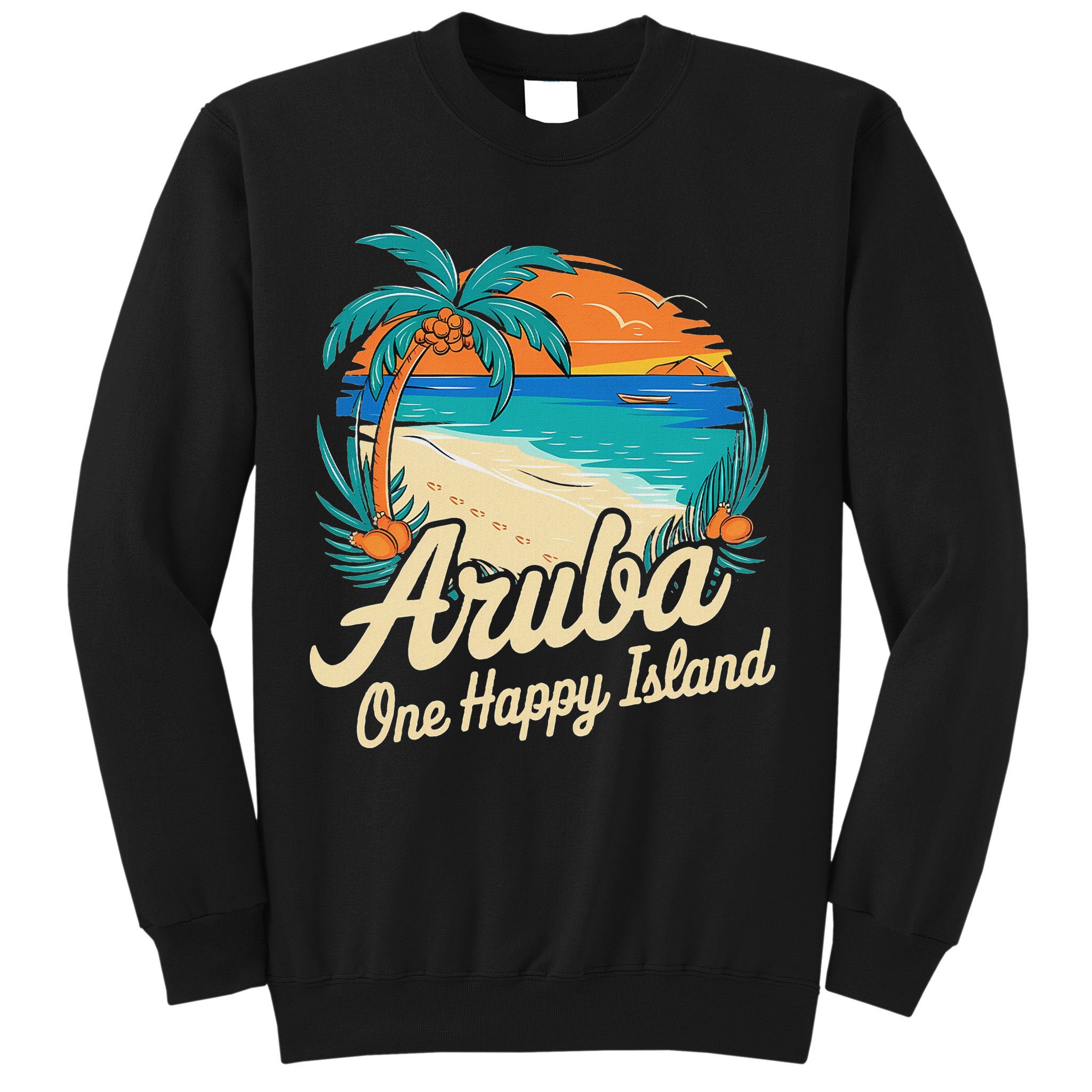 Aruba One Happy Island Souvenir Sweatshirt