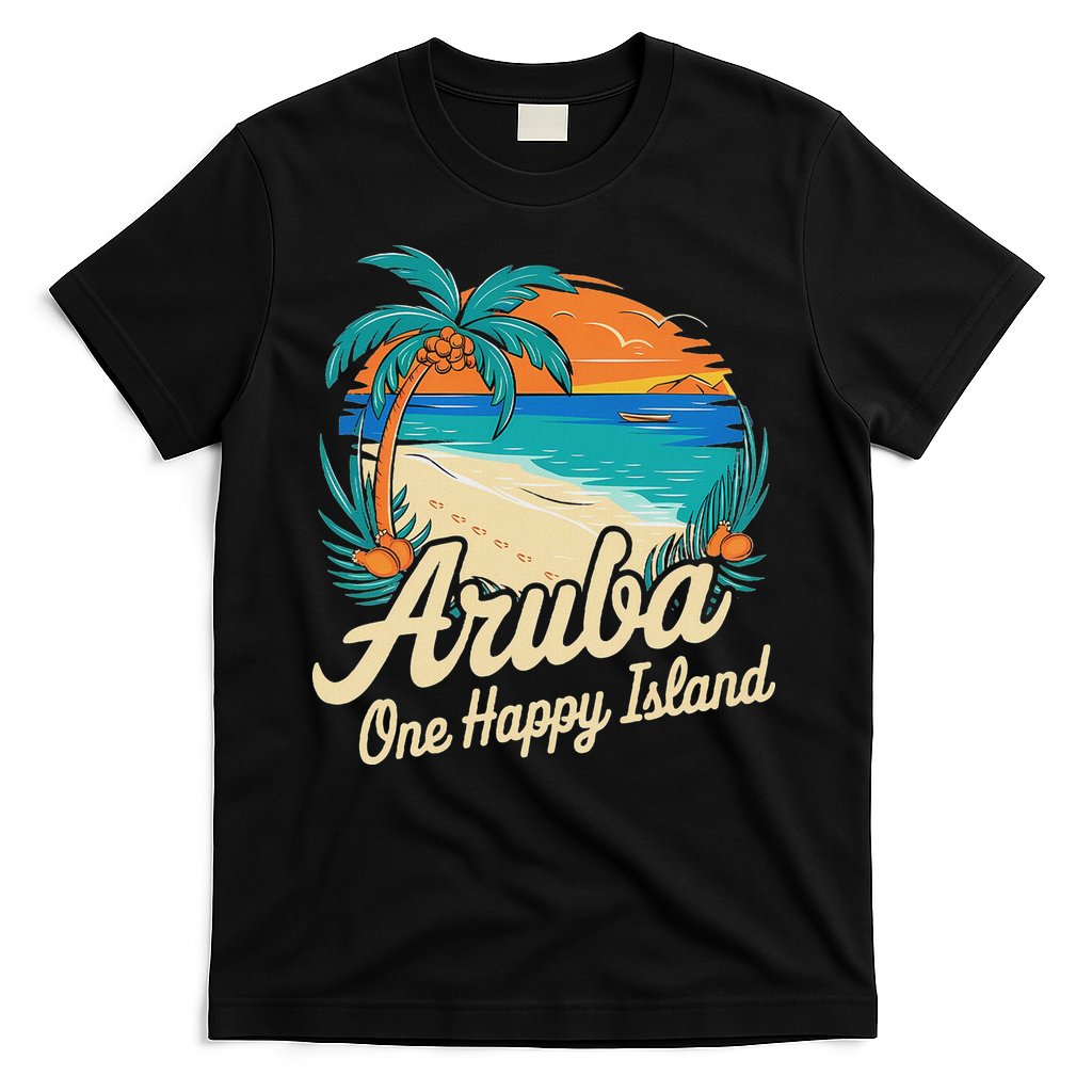 Aruba One Happy Island Souvenir T-Shirt