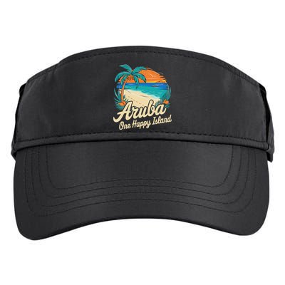 Aruba One Happy Island Souvenir Adult Drive Performance Visor