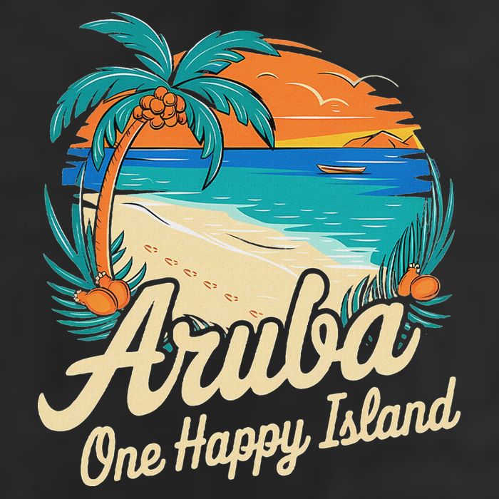 Aruba One Happy Island Souvenir Adult Drive Performance Visor