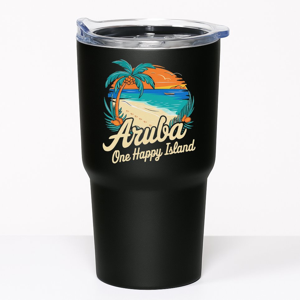 Aruba One Happy Island Souvenir Tumbler