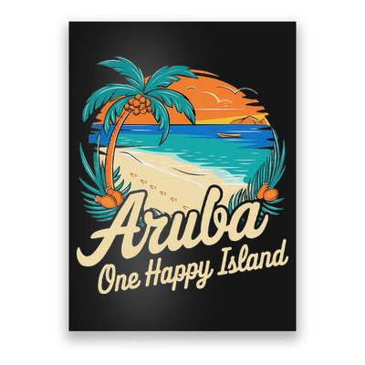 Aruba One Happy Island Souvenir Poster