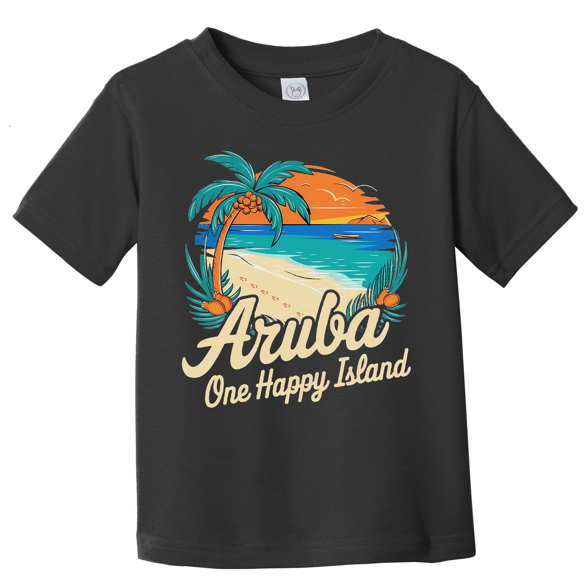 Aruba One Happy Island Souvenir Toddler T-Shirt